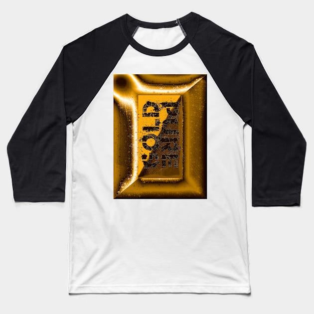 Pure Solid Gold Price Investments Baseball T-Shirt by PlanetMonkey